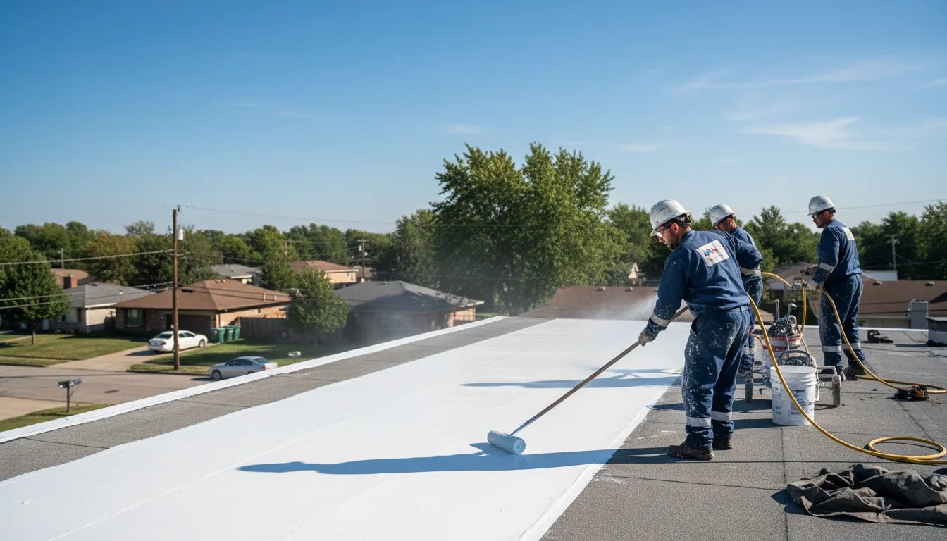 Commercial roof coating in Gantt, SC near me
